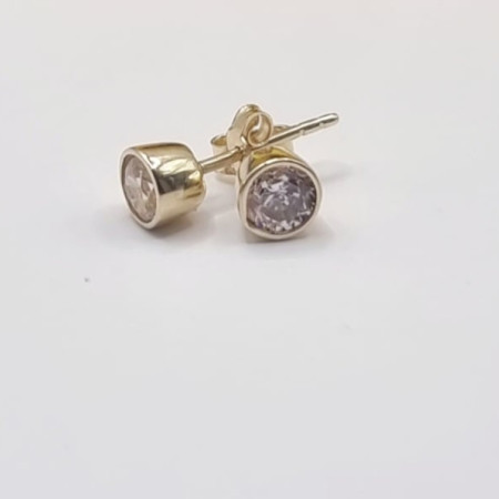 Kenzari Jewellery 14k Gold Earring for Women - 1.26 Grams Kenzari Jewellery 14k Gold Earring for Women - 1.26 Grams