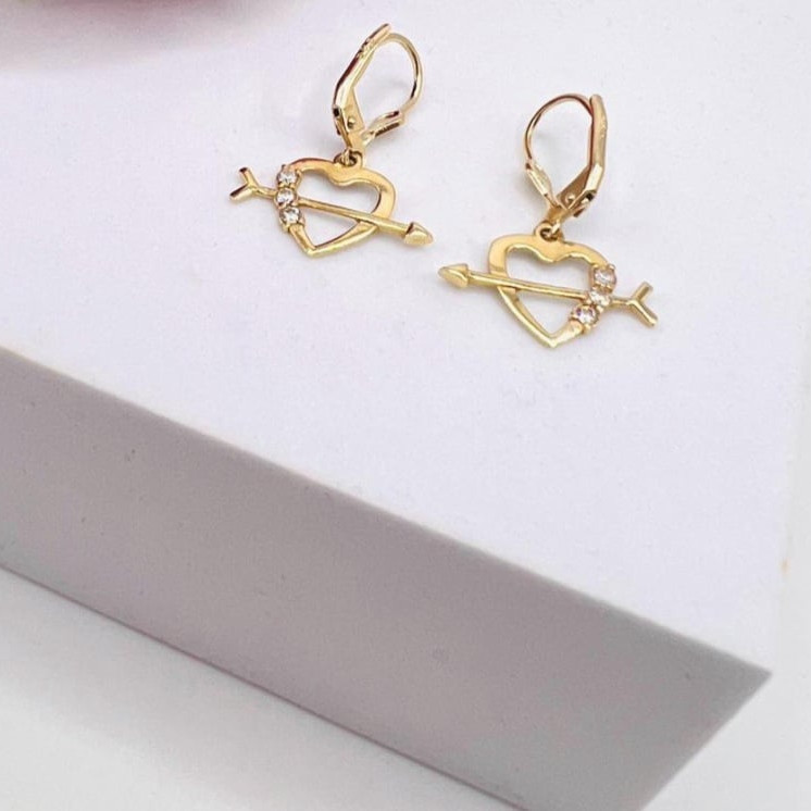 Kenzari Jewellery 14k Gold Earring for Women - 1.97 Grams