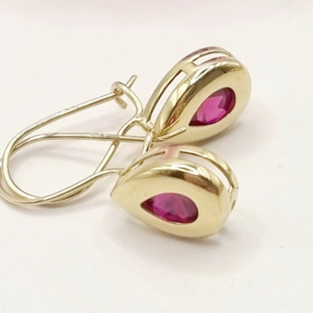 Kenzari Jewellery 14k Gold Earring for Women - 2.91 Grams