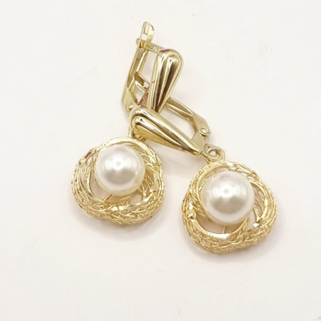Kenzari Jewellery 14k Gold Earring for Women - 3.50 Grams
