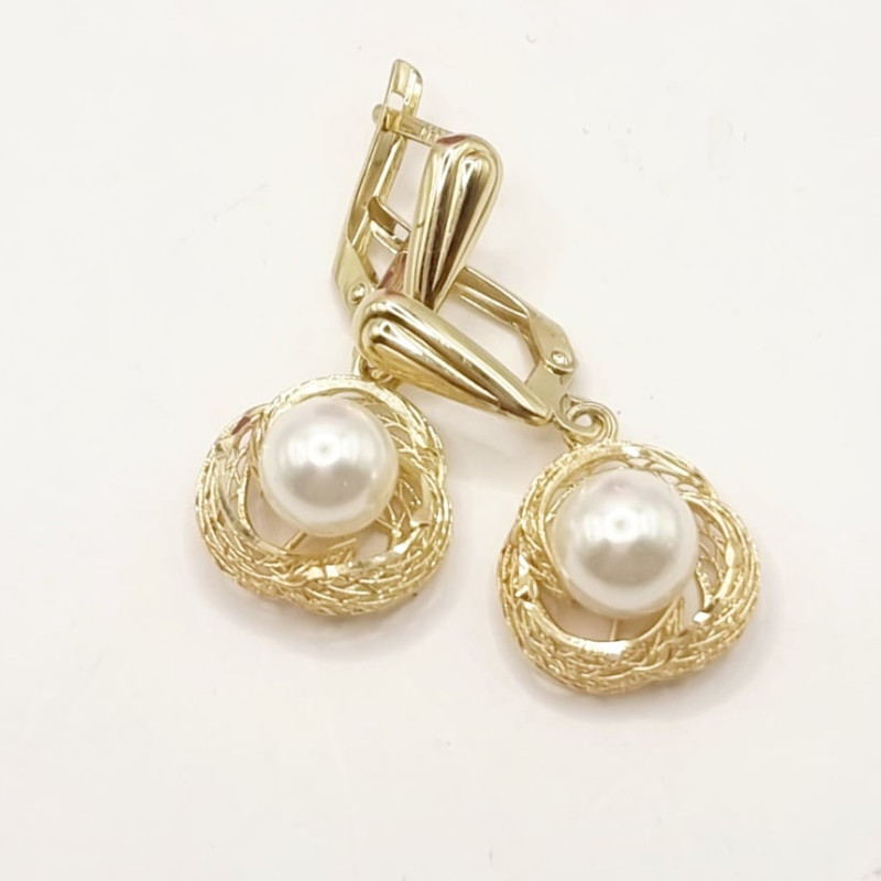 Kenzari Jewellery 14k Gold Earring for Women - 3.50 Grams