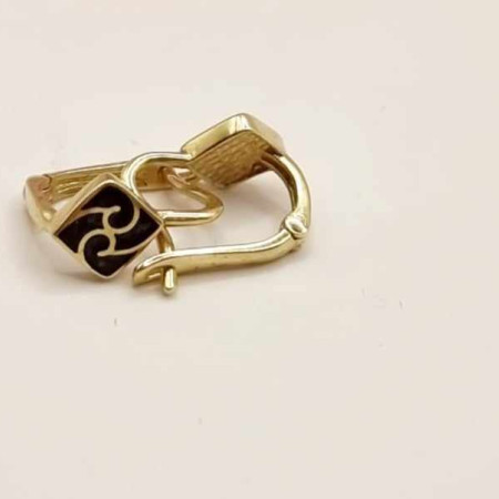 Kenzari Jewellery 14k Gold Hoop Earring for Kids - 1.33 Grams