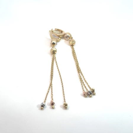 Kenzari Jewellery 14k Gold Earring for Women - 4.32 Grams