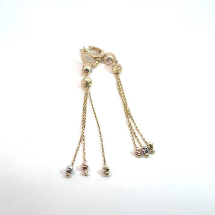 Kenzari Jewellery 14k Gold Earring for Women - 4.32 Grams
