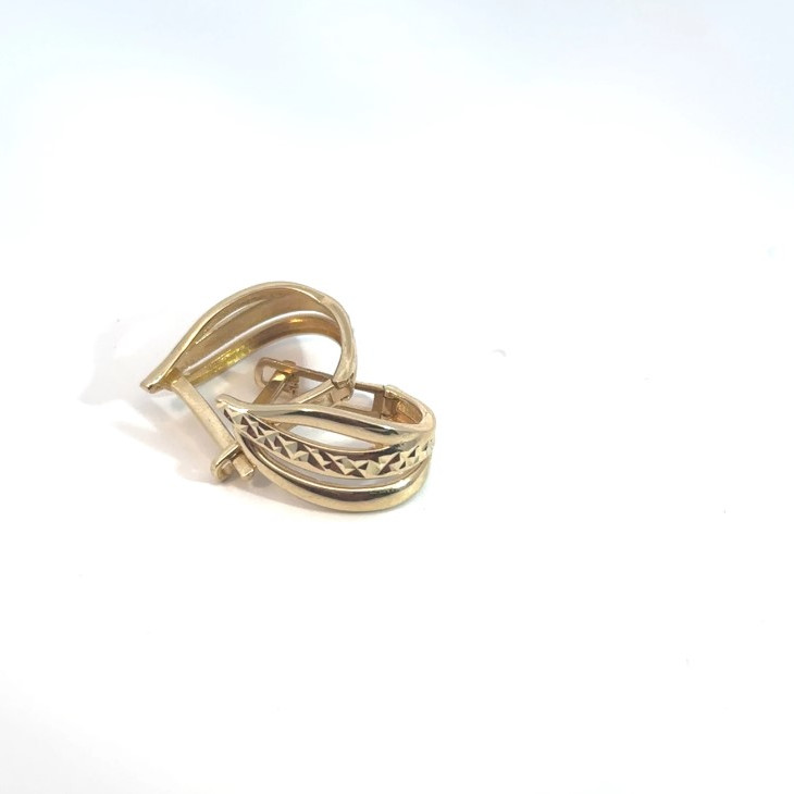 Kenzari Jewellery 14k Gold Earring for Women - 3.31 Grams