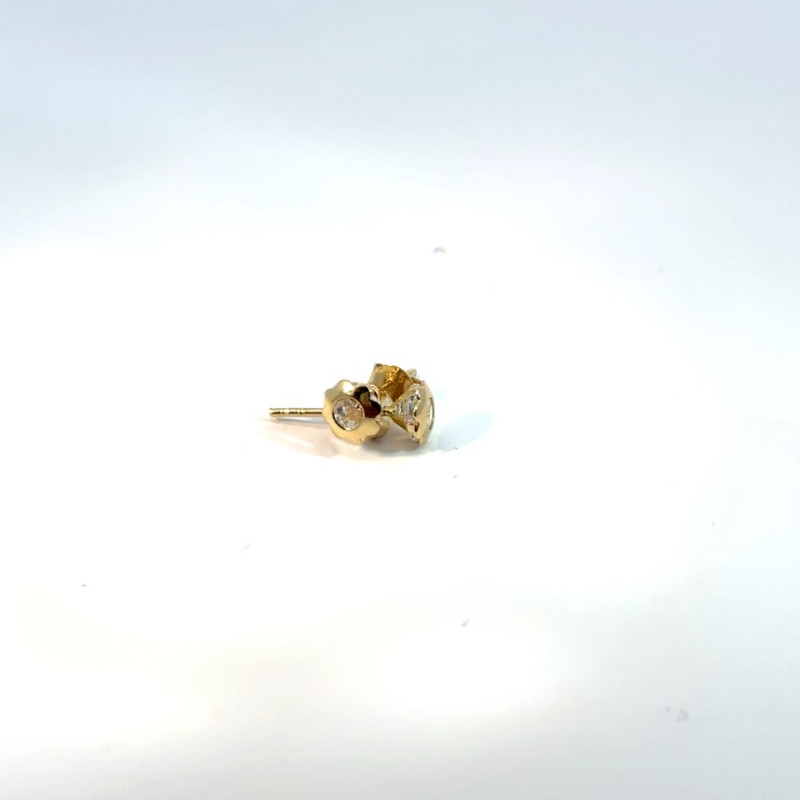 Kenzari Jewellery 14k Gold Earring for Women - 0.96 Gram