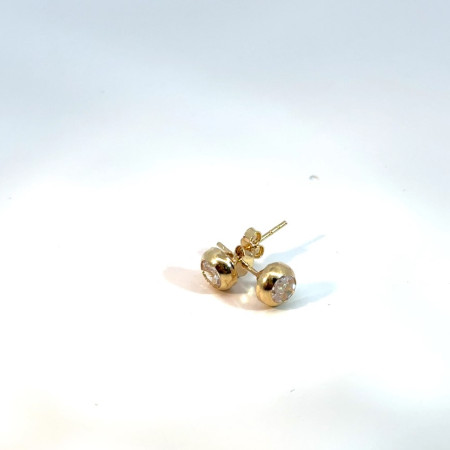 Kenzari Jewellery 14k Gold Earring for Women - 1.43 Grams Kenzari Jewellery 14k Gold Earring for Women - 1.43 Grams