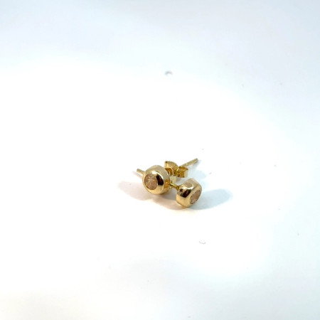 Kenzari Jewellery 14k Gold Earring for Women - 0.73 Gram