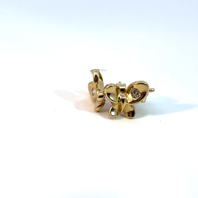 Kenzari Jewellery 14k Gold Earring for Women - 1.44 Grams