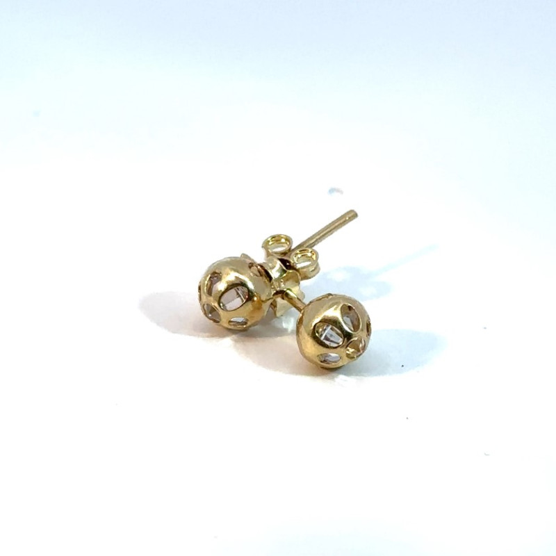 Kenzari Jewellery 14k Gold Earring for Women - 1.55 Grams