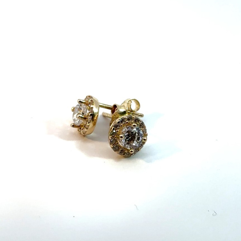 Kenzari Jewellery 14k Gold Earring for Women - 1.80 Grams