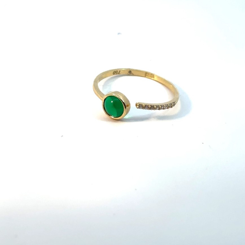 Kenzari Jewellery 18k Gold Ring for Women - 1.20 Grams