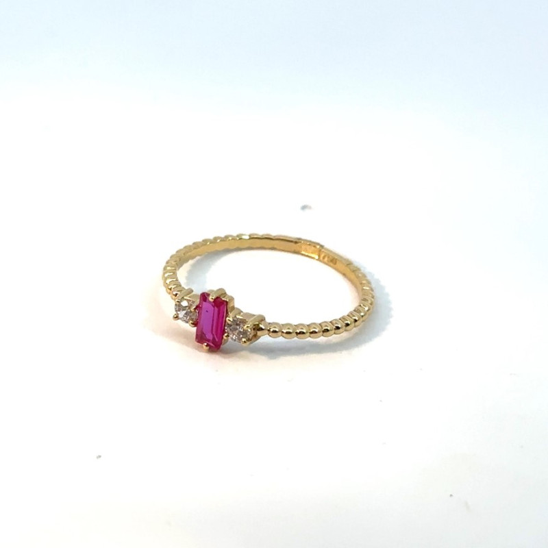 Kenzari Jewellery 18k Gold Ring for Women - 1.40 Grams