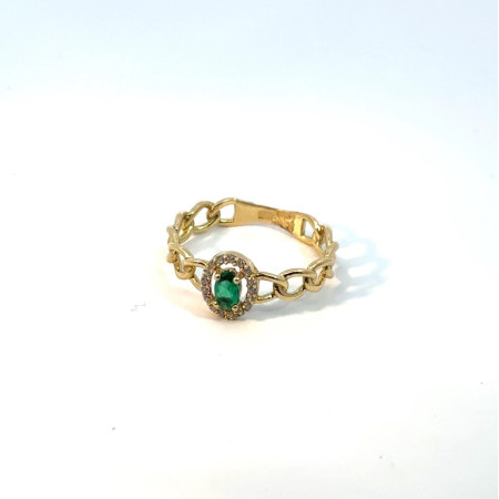 Kenzari Jewellery 18k Gold Ring for Women - 2.33 Grams