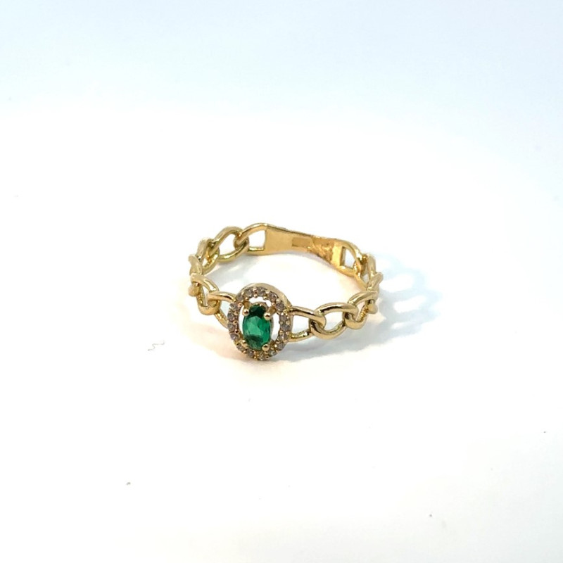 Kenzari Jewellery 18k Gold Ring for Women - 2.33 Grams