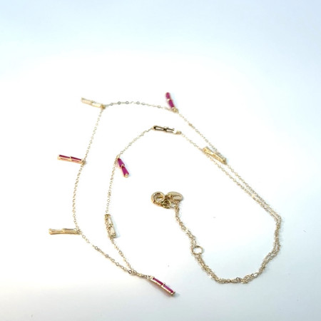 Kenzari Jewellery 18k Gold Necklace for Women- 0.89 Gram