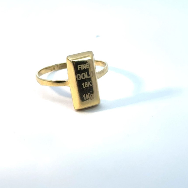 Kenzari Jewellery 18k Gold Ring for Men - 2.05 Grams Kenzari Jewellery 18k Gold Ring for Men - 2.05 Grams