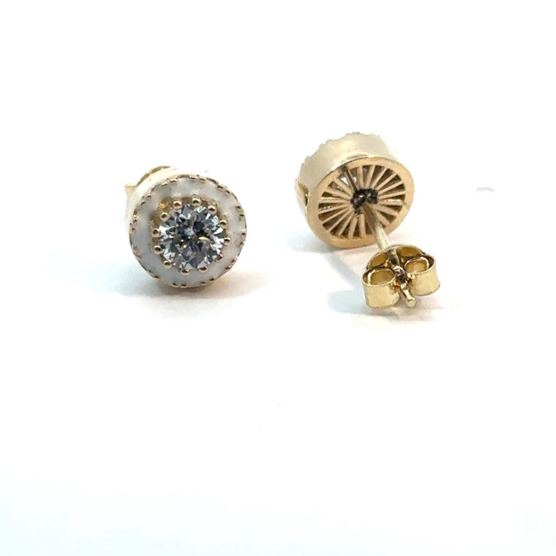 Kenzari Jewellery 14k Gold Earring for Women - 3.11 Grams