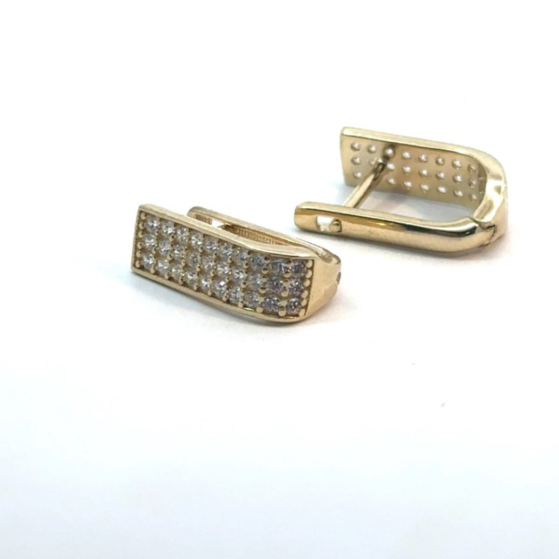 Kenzari Jewellery 14k Gold Earring for Women - 3.14 Grams