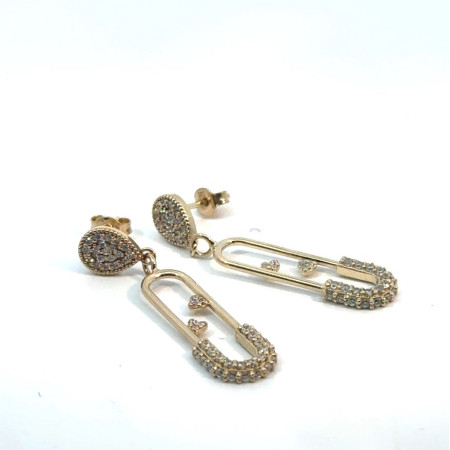 Kenzari Jewellery 14k Gold Earring for Women - 4.2 Grams