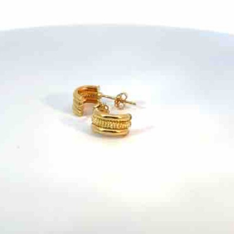 Kenzari Jewellery 18k Gold Earring for Women - 1.01 Grams