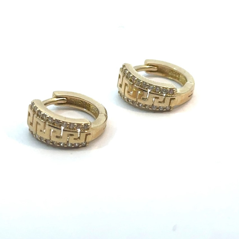 Kenzari Jewellery 14k Gold Earring for Women - 2.89 Grams