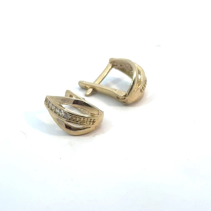 Kenzari Jewellery 14k Gold Earring for Women - 2.21 Grams