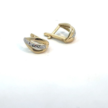 Kenzari Jewellery 14k Gold Earring for Women - 2.02 Grams Kenzari Jewellery 14k Gold Earring for Women - 2.02 Grams