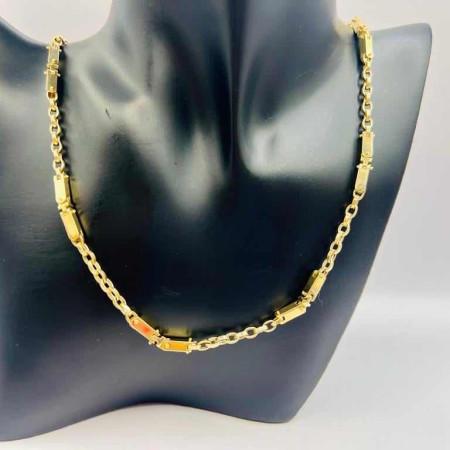 Kenzari Jewellery 14k Gold Necklace for Men - 24.08 Grams