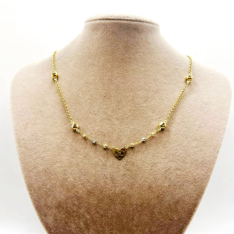 Kenzari Jewellery 14k Gold Necklace for Women - 4.54 Grams