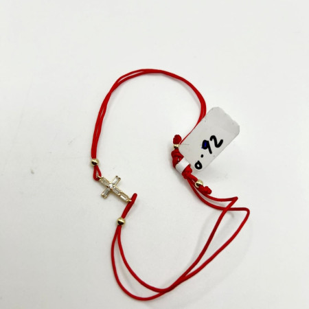 Kenzari Jewellery 14k Gold Red String Bracelet for Women -0.92 Gram Kenzari Jewellery 14k Gold Red String Bracelet for Women -0.92 Gram