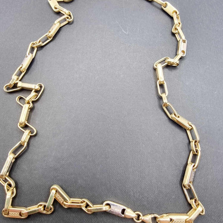 Kenzari Jewellery 14k Gold Necklace for Men - 18.31 Grams