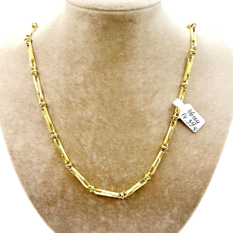 Kenzari Jewellery 14k Gold Necklace for Men - 14.39 Grams