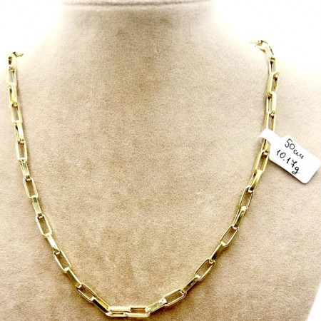 Kenzari Jewellery 14k Gold Casual Necklace for Men - 10.17 Grams