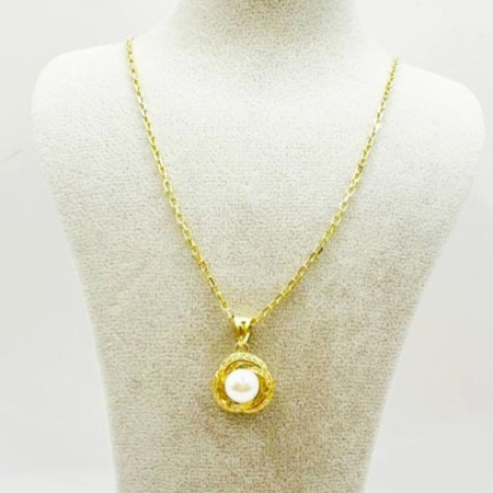 Kenzari Jewellery 14k Gold Necklace with Pendant for Women - 4.74 Grams