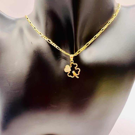 Kenzari Jewellery 14k Gold Necklace with Pendant for Women - 3.02 Grams Kenzari Jewellery 14k Gold Necklace with Pendant for Women - 3.02 Grams