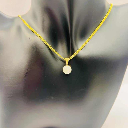 Kenzari Jewellery 14k Gold Necklace with Pendant for Women - 3.03 Grams Kenzari Jewellery 14k Gold Necklace with Pendant for Women - 3.03 Grams
