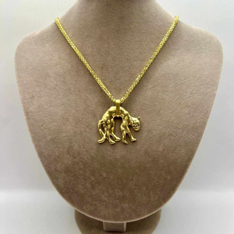 Kenzari Jewellery 14k Gold Necklace with Pendant for Women - 17.14 Grams