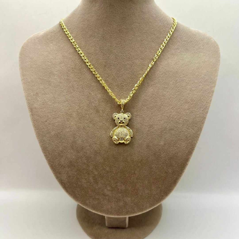 Kenzari Jewellery 14k Gold Necklace with Pendant for Women - 11.49 Grams