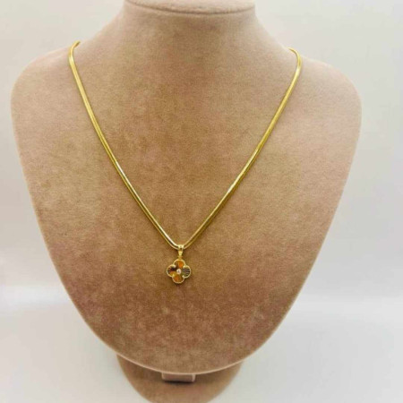 Kenzari Jewellery 14k Gold Necklace with Pendant for Women - 8.08 Grams