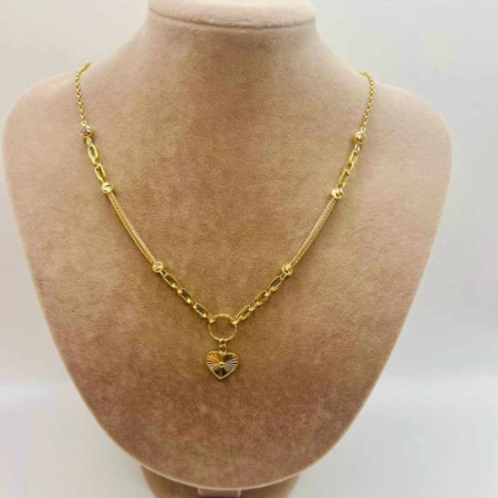 Kenzari Jewellery 14k Gold Necklace for Women - 7.55 Grams
