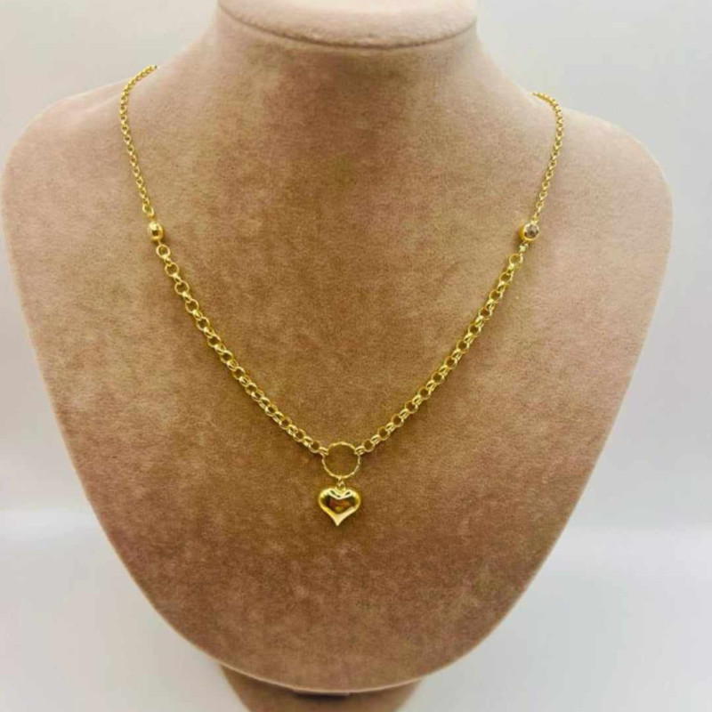 Kenzari Jewellery 14k Gold Necklace for Women - 5.80 Grams