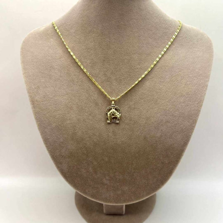 Kenzari Jewellery 14k Gold Necklace with Pendant for Women - 4.31 Grams