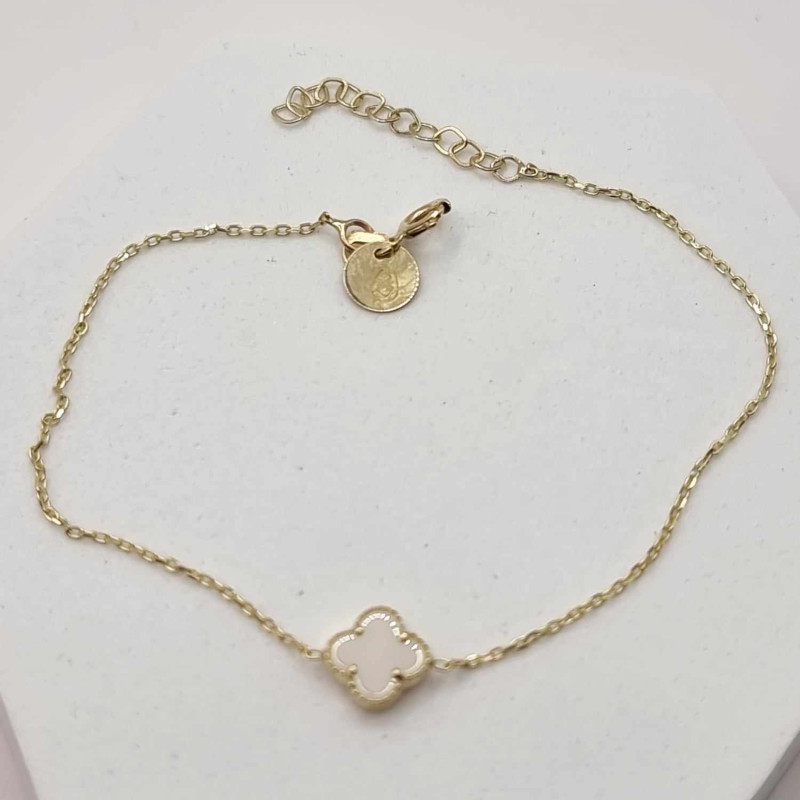 Kenzari Jewellery 14k Gold Chain Bracelet for women -1.56 Grams