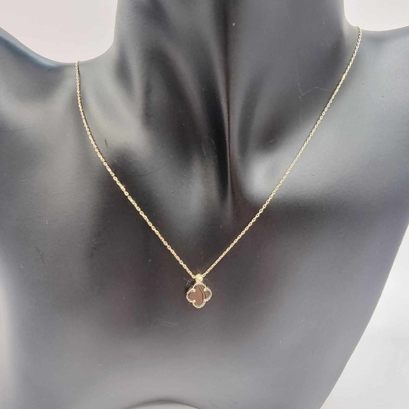 Kenzari Jewellery 14k Gold Pendant Necklace for Women - 1.97 Grams