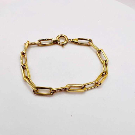 Kenzari Jewellery 14k Gold Casual Bracelet for Men -6.46 Grams