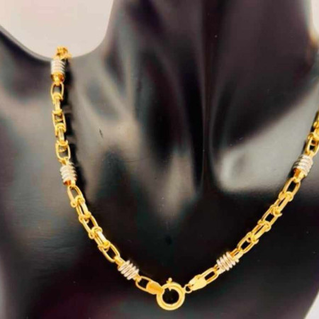 Kenzari Jewellery 14k Gold Necklace for Men - 12.74 Grams