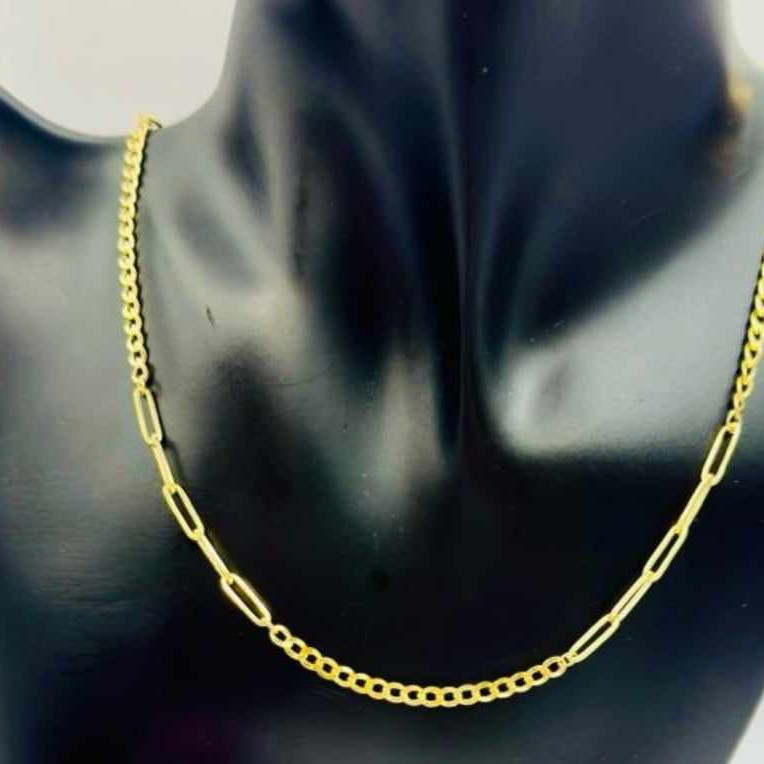 Kenzari Jewellery 14k Gold Necklace for Men - 4.09 Grams