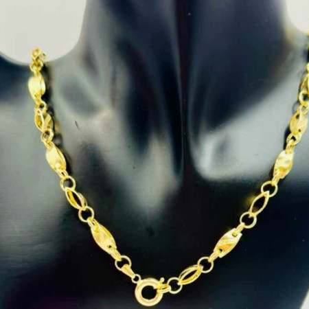 Kenzari Jewellery 14k Gold Necklace for Men - 12.09 Grams