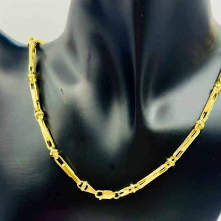 Kenzari Jewellery 14k Gold Necklace for Men - 11.39 Grams